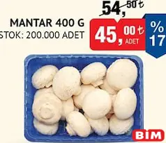MANTAR 400 G indirimli fiyat MANTAR 400 G fiyat ve kampanya bilgisi